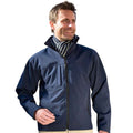 Navy - Back - Result Mens Classic Soft Shell Jacket