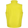 Yellow-Black - Back - Result Mens Core Printable Soft Shell Bodywarmer