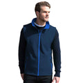 Navy-Royal Blue - Back - Result Mens Core Printable Soft Shell Bodywarmer