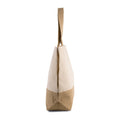 Natural-Natural - Back - Kimood Canvas And Jute Shopper Bag