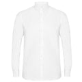 White - Front - Henbury Mens Modern Long Sleeve Oxford Shirt