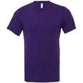 Team Purple - Front - Bella + Canvas Adults Unisex Crew Neck T-Shirt