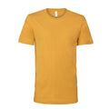 Mustard Yellow - Front - Bella + Canvas Adults Unisex Crew Neck T-Shirt