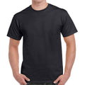 Black - Front - Gildan Mens Heavy Cotton T-Shirt