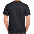 Black - Back - Gildan Mens Heavy Cotton T-Shirt