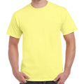 Cornsilk - Front - Gildan Mens Heavy Cotton T-Shirt