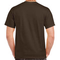 Dark Chocolate - Back - Gildan Mens Heavy Cotton T-Shirt