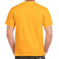 Gold - Back - Gildan Mens Heavy Cotton T-Shirt