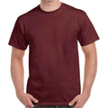 Maroon - Front - Gildan Mens Heavy Cotton T-Shirt