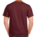 Maroon - Back - Gildan Mens Heavy Cotton T-Shirt