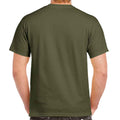 Military Green - Back - Gildan Mens Heavy Cotton T-Shirt