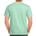 Mint - Back - Gildan Mens Heavy Cotton T-Shirt