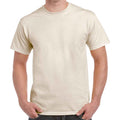 Natural - Front - Gildan Mens Heavy Cotton T-Shirt