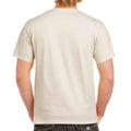 Natural - Back - Gildan Mens Heavy Cotton T-Shirt