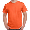 Orange - Front - Gildan Mens Heavy Cotton T-Shirt