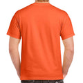 Orange - Back - Gildan Mens Heavy Cotton T-Shirt