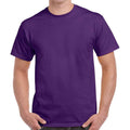 Purple - Front - Gildan Mens Heavy Cotton T-Shirt