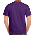 Purple - Back - Gildan Mens Heavy Cotton T-Shirt