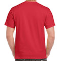 Red - Back - Gildan Mens Heavy Cotton T-Shirt