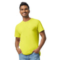 Safety Green - Front - Gildan Mens Heavy Cotton T-Shirt