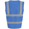 Royal Blue - Back - PRO RTX High Visibility Unisex Waistcoat