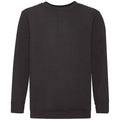 Black - Front - Fruit of the Loom Kids-Childrens Classic Drop Shoulder Sweatshirt