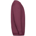 Burgundy - Side - Fruit of the Loom Kids-Childrens Classic Drop Shoulder Sweatshirt