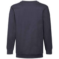 Deep Navy - Back - Fruit of the Loom Kids-Childrens Classic Drop Shoulder Sweatshirt