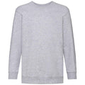 Heather Grey - Front - Fruit of the Loom Kids-Childrens Classic Drop Shoulder Sweatshirt