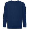 Navy - Front - Fruit of the Loom Kids-Childrens Classic Drop Shoulder Sweatshirt