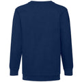 Navy - Back - Fruit of the Loom Kids-Childrens Classic Drop Shoulder Sweatshirt