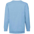 Sky Blue - Back - Fruit of the Loom Kids-Childrens Classic Drop Shoulder Sweatshirt