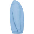 Sky Blue - Side - Fruit of the Loom Kids-Childrens Classic Drop Shoulder Sweatshirt