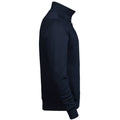 Navy - Side - Tee Jays Mens Half Zip Sweatshirt