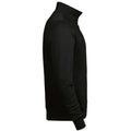 Black - Side - Tee Jays Mens Half Zip Sweatshirt