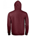 Heather Oxblood - Back - SOLS Unisex Adults Spencer Hooded Sweatshirt