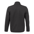 Charcoal - Back - SOLS Mens Radian Soft Shell Jacket