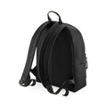 Black - Back - BagBase Recycled Backpack