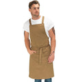 Khaki - Front - Le Chef Unisex Adult Apron