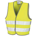 Fluorescent Yellow - Back - Result Childrens-Kids Hi-Vis Vest