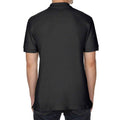 Black - Front - Gildan Mens Double Piqué Polo Shirt