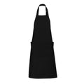 Deep Black - Front - SOLS Unisex Gala Long Bib Apron - Barwear