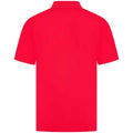 Red - Front - Henbury Mens Pique Polo Shirt