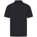 Black - Front - Henbury Mens Pique Polo Shirt