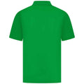 Kelly Green - Back - Henbury Mens Pique Polo Shirt