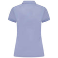 Lavender - Back - Henbury Womens-Ladies Pique Polo Shirt