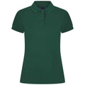 White - Lifestyle - Henbury Womens-Ladies Pique Polo Shirt