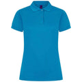 Sapphire Blue - Front - Henbury Womens-Ladies Pique Polo Shirt