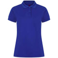 Royal Blue - Front - Henbury Womens-Ladies Pique Polo Shirt