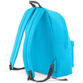 Surf Blue-Graphite - Back - Bagbase Original Fashion Backpack